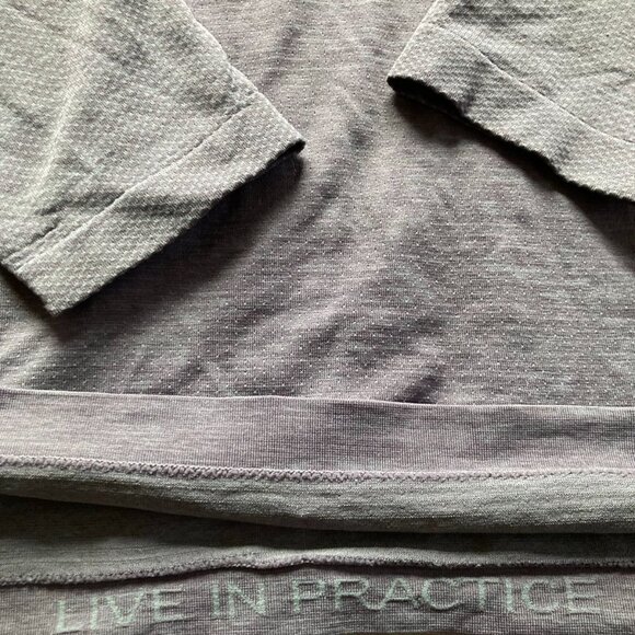 Lululemon Metal Vent Tech 2.0 Long Sleeve Mens XS Dusky Lavender/Rhino Grey - Picture 3 of 6